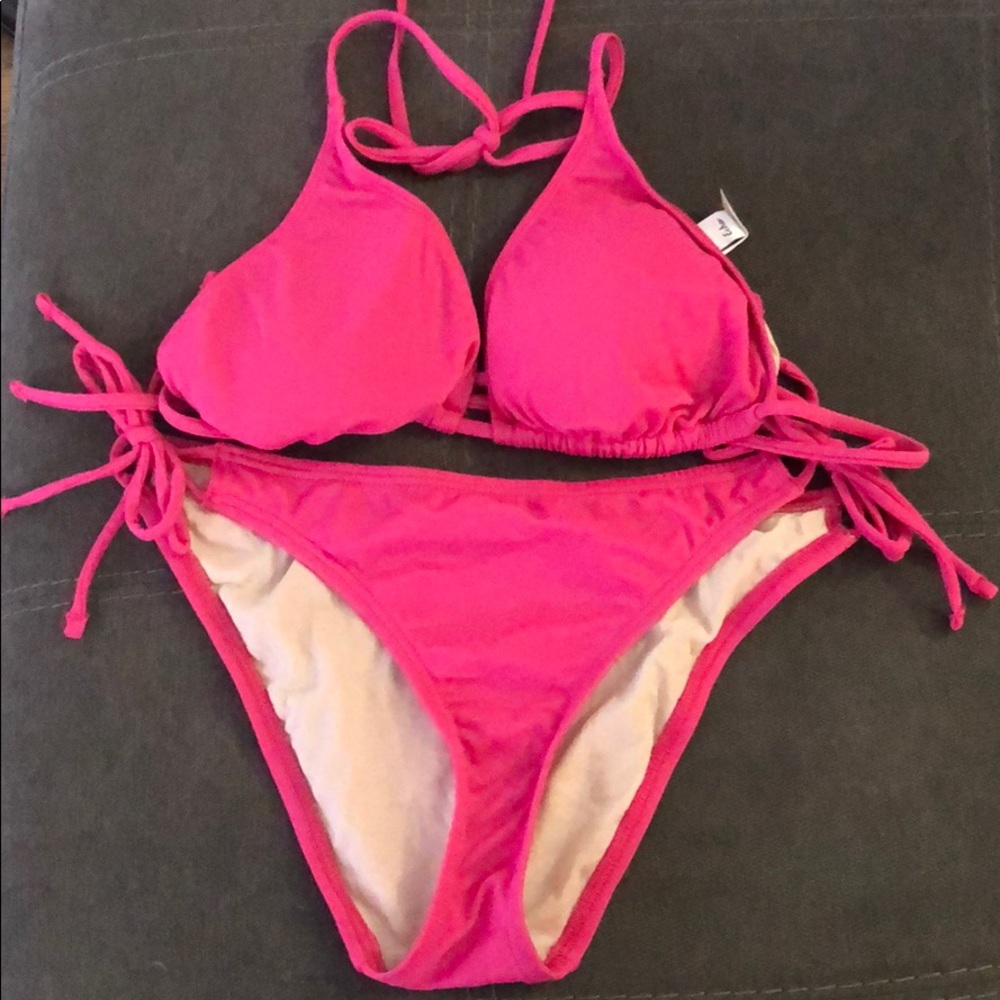 Echo bright pink bikini
